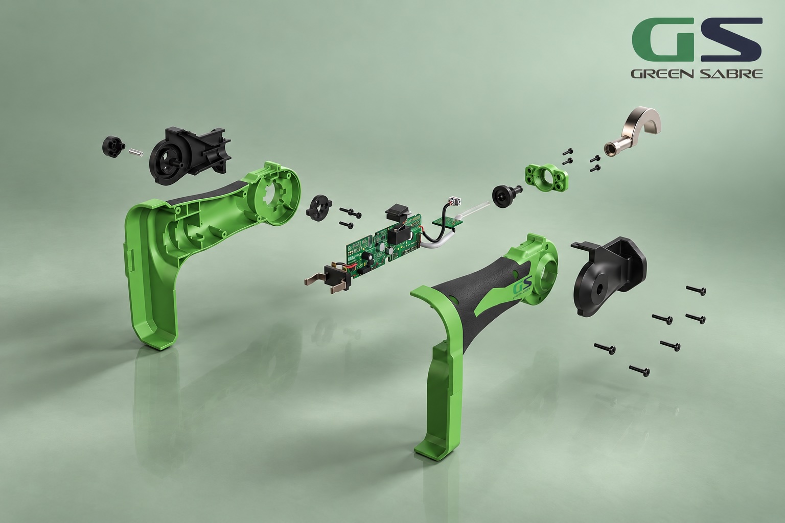 Green Sabre render, 3 of 5