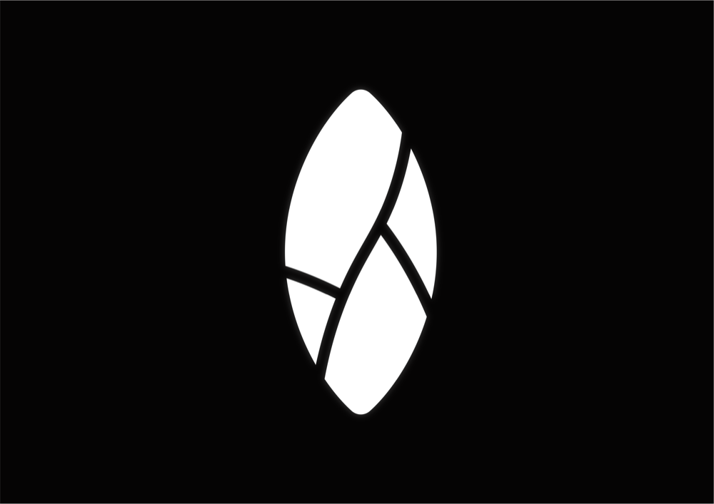 Concept 2 mark, white on black