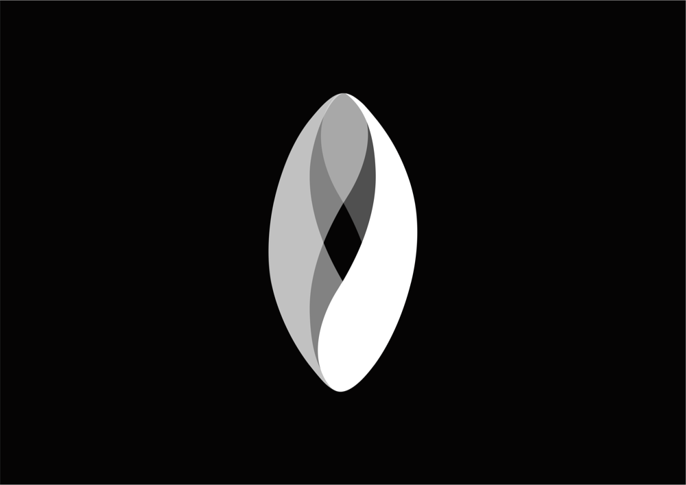 Concept 3 mark, white on black